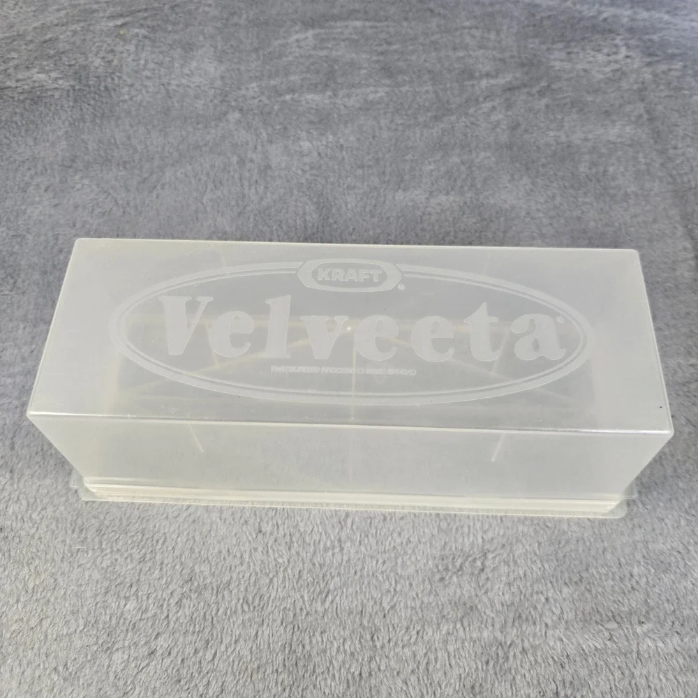 Kraft Velveeta Cheese Storage Container Plastic Reusable Keeper Made in USA
